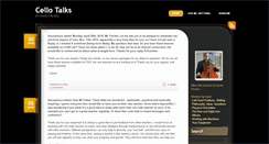 Desktop Screenshot of cellotalks.com
