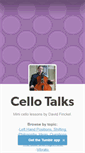 Mobile Screenshot of cellotalks.com