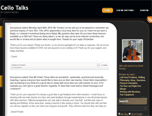 Tablet Screenshot of cellotalks.com